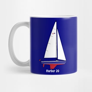 Harbor 20 Sailboat Mug